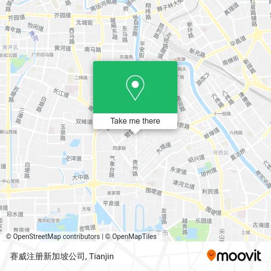 赛威注册新加坡公司 map