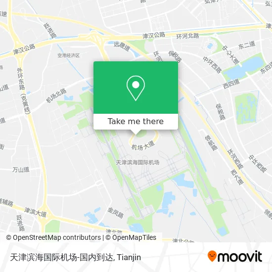 天津滨海国际机场-国内到达 map