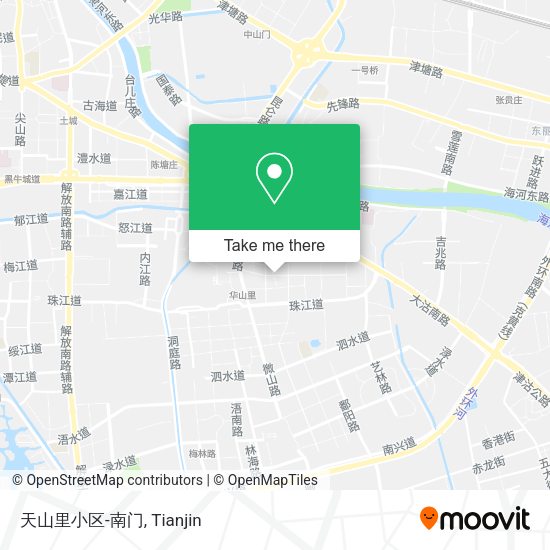 天山里小区-南门 map