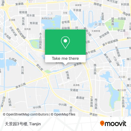 天景园3号楼 map