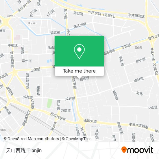 天山西路 map
