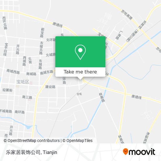 乐家居装饰公司 map