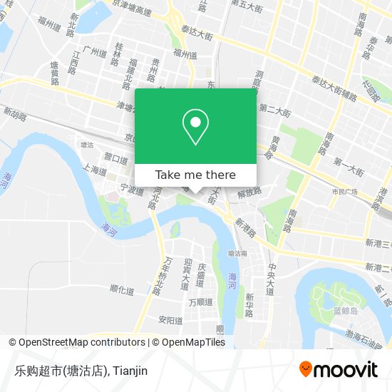 乐购超市(塘沽店) map