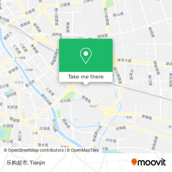 乐购超市 map