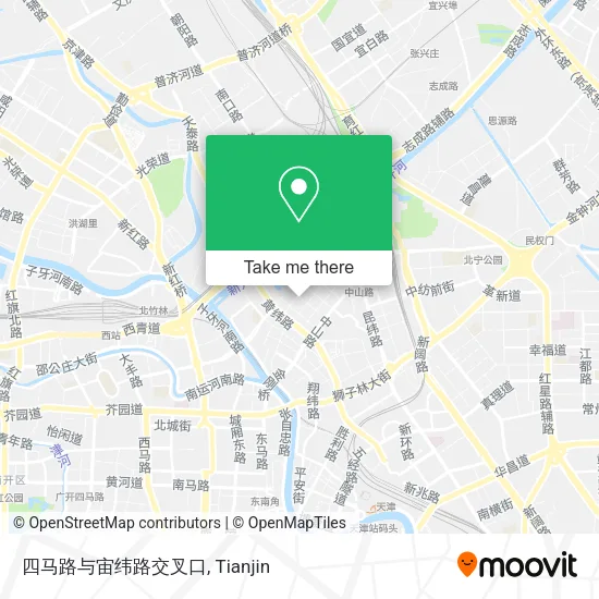 四马路与宙纬路交叉口 map