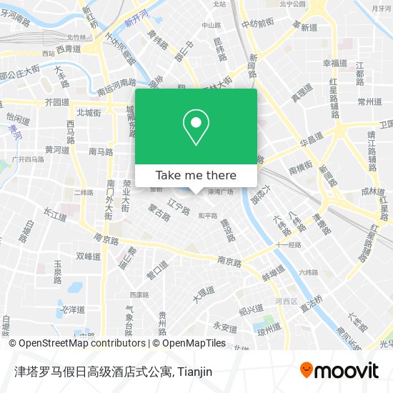 津塔罗马假日高级酒店式公寓 map