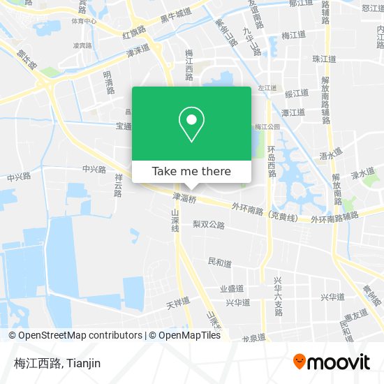 梅江西路 map