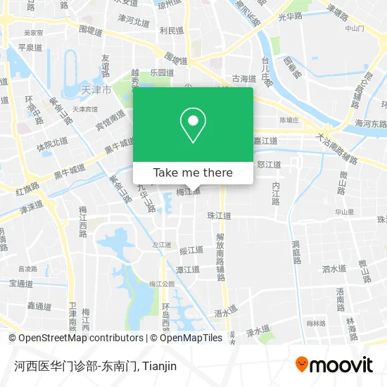 河西医华门诊部-东南门 map