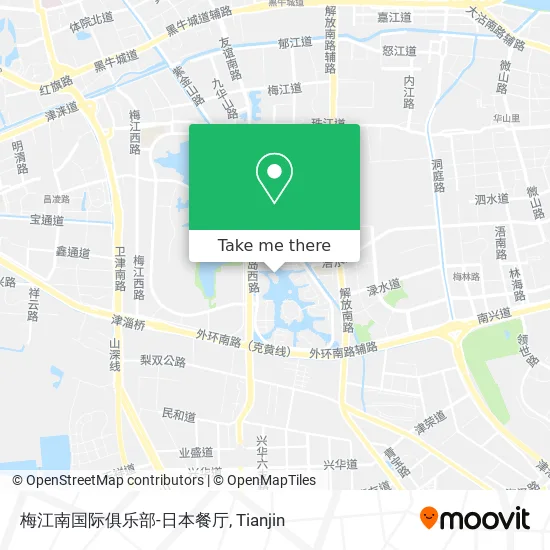 梅江南国际俱乐部-日本餐厅 map