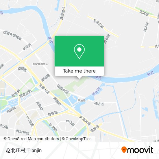 赵北庄村 map