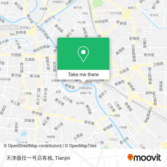 天津薇拉一号店客栈 map