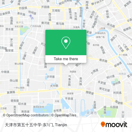 天津市第五十五中学-东1门 map