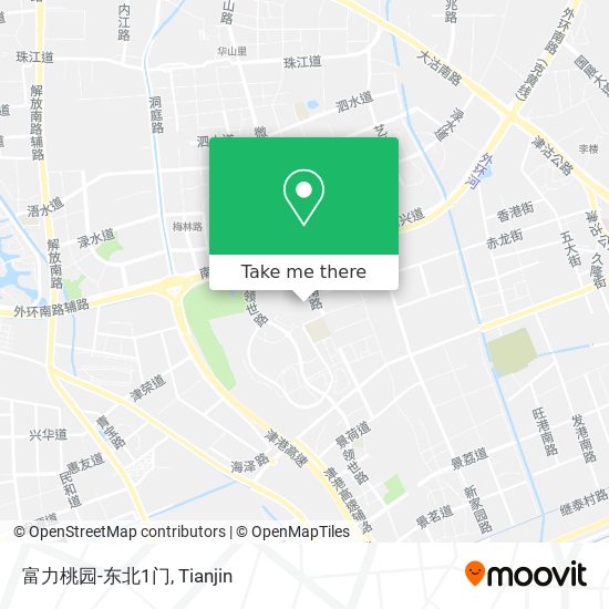 富力桃园-东北1门 map
