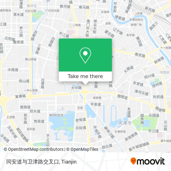 同安道与卫津路交叉口 map