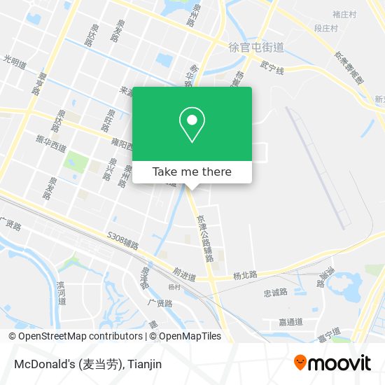 McDonald's (麦当劳) map