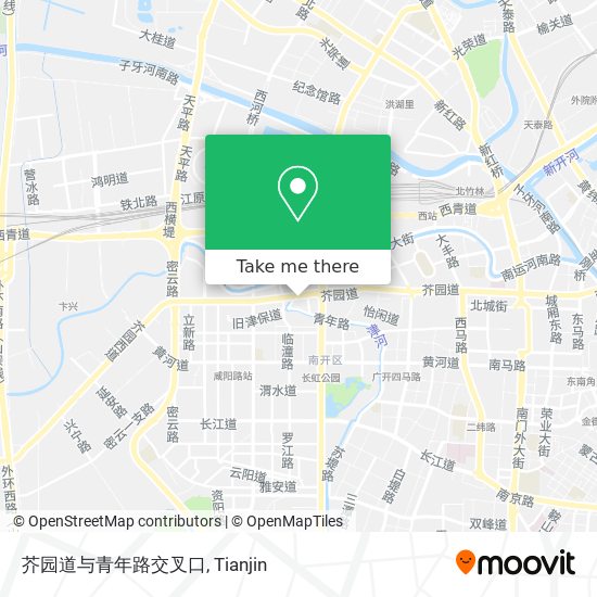 芥园道与青年路交叉口 map