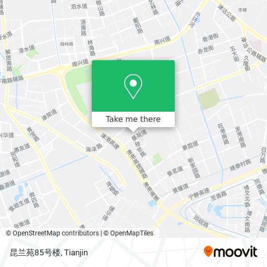 昆兰苑85号楼 map