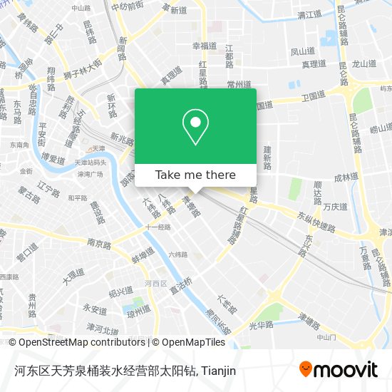 河东区天芳泉桶装水经营部太阳钻 map