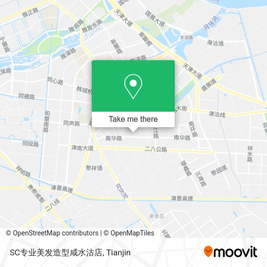 SC专业美发造型咸水沽店 map
