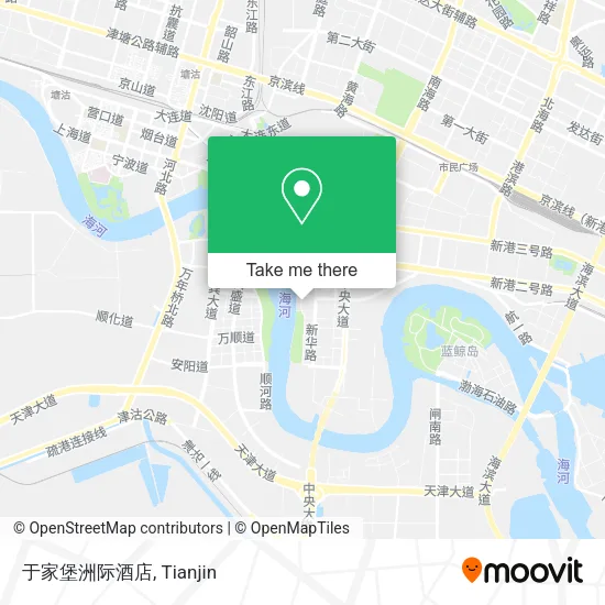于家堡洲际酒店 map