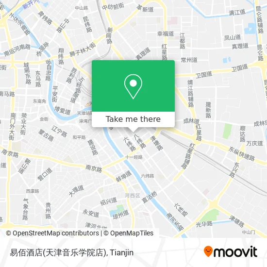 易佰酒店(天津音乐学院店) map