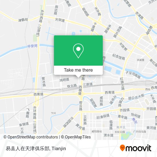 易县人在天津俱乐部 map