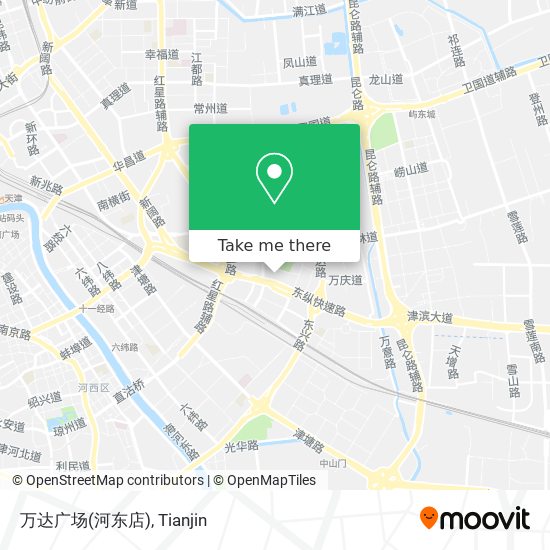 万达广场(河东店) map
