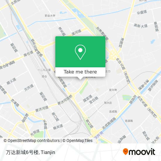 万达新城6号楼 map