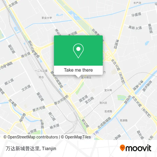 万达新城普达里 map