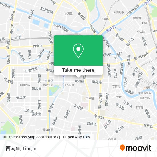 西南角 map