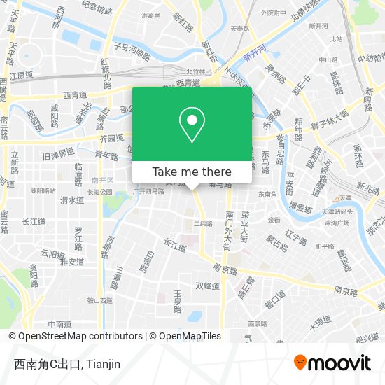 西南角C出口 map
