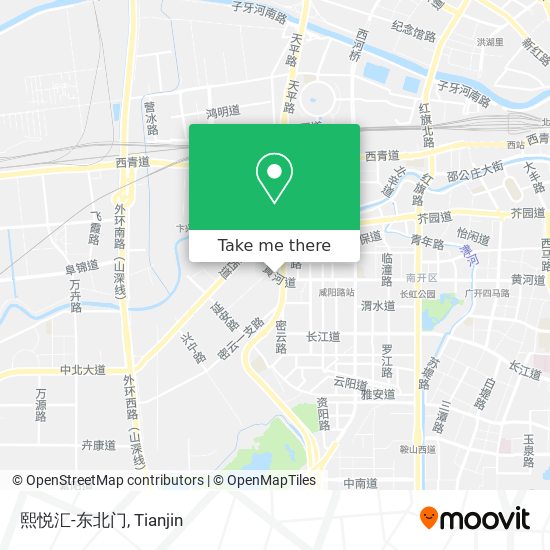 熙悦汇-东北门 map