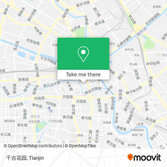 千吉花园 map