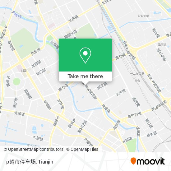 p超市停车场 map