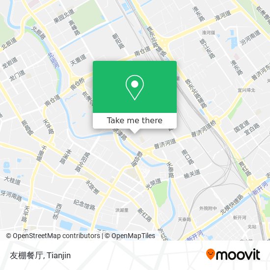 友棚餐厅 map