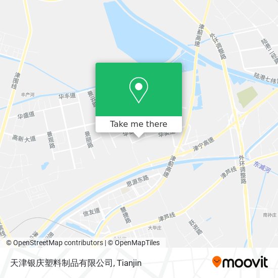 天津银庆塑料制品有限公司 map