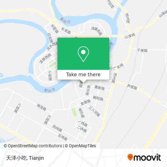 天泽小吃 map