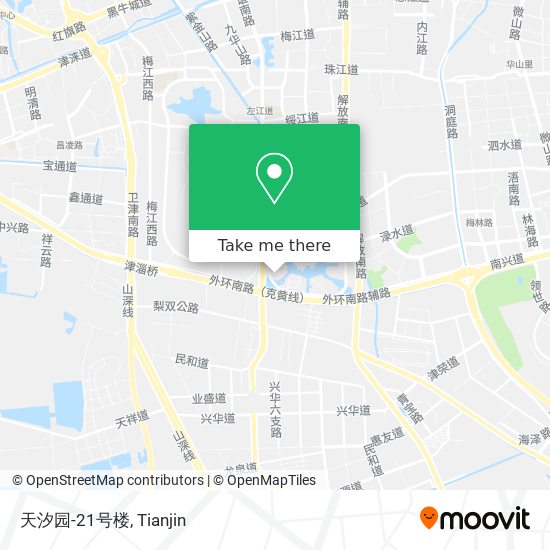 天汐园-21号楼 map