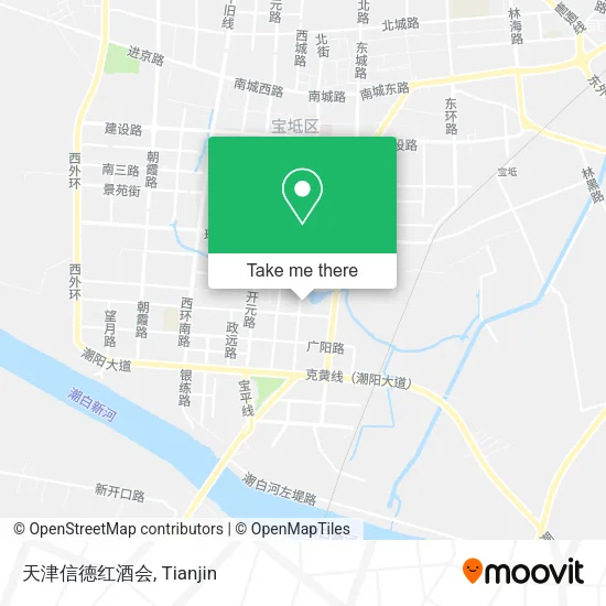 天津信德红酒会 map