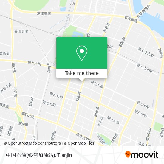 中国石油(银河加油站) map