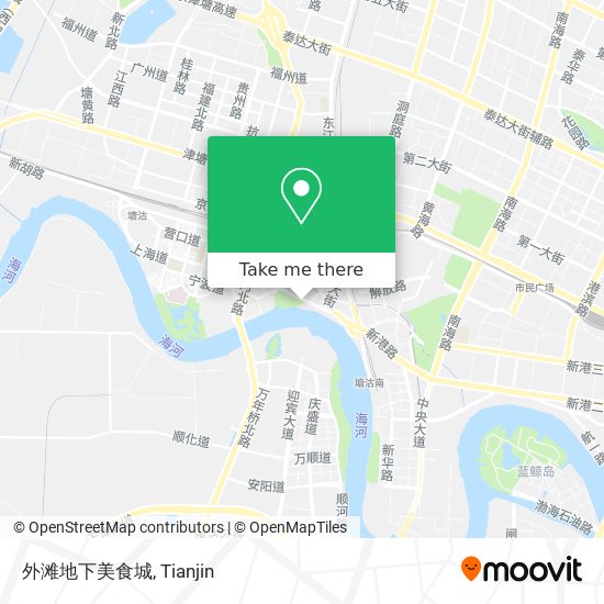 外滩地下美食城 map
