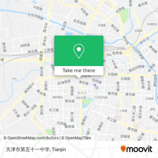 天津市第五十一中学 map