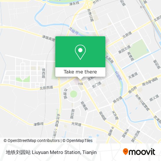 地铁刘园站 Liuyuan Metro Station map