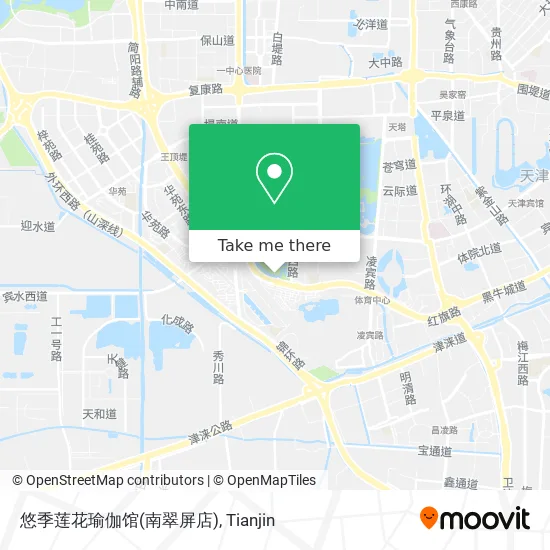 悠季莲花瑜伽馆(南翠屏店) map