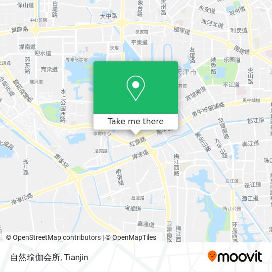 自然瑜伽会所 map