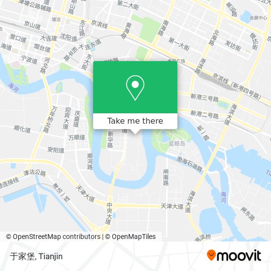 于家堡 map
