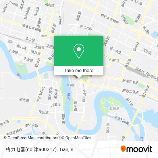 格力电器(no.津a00217) map