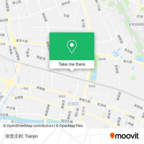 张贵庄村 map