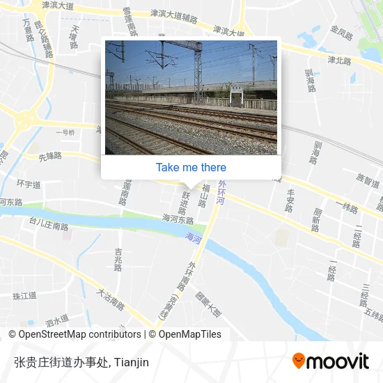 张贵庄街道办事处 map