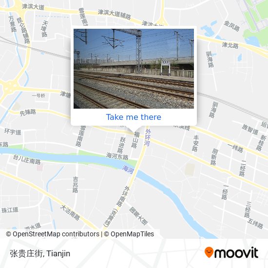 张贵庄街 map